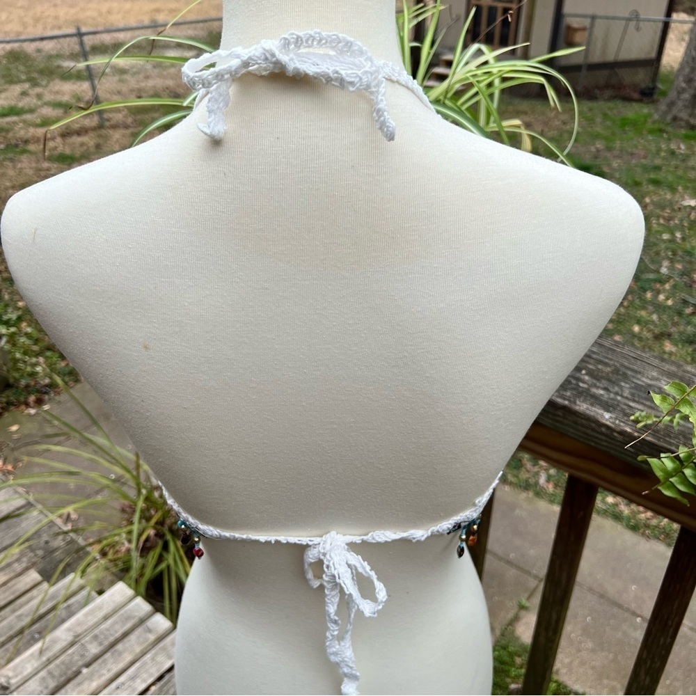 Boho beaded halter top - Picture 6 of 10